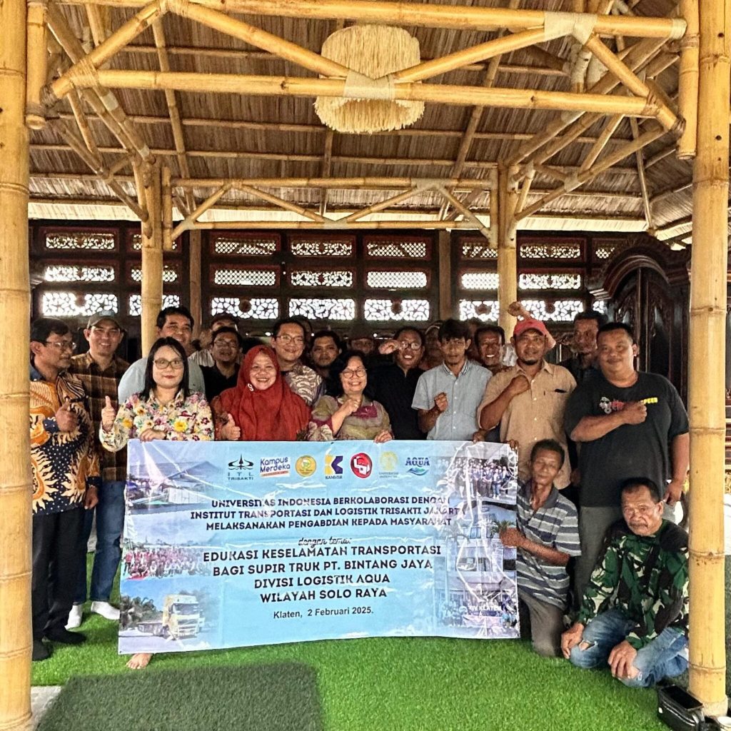 Edukasi Keselamatan Transportasi Bagi Supir Truk PT. Bintang Jaya  Divisi Logistik AQUA Wilayah Solo Raya
